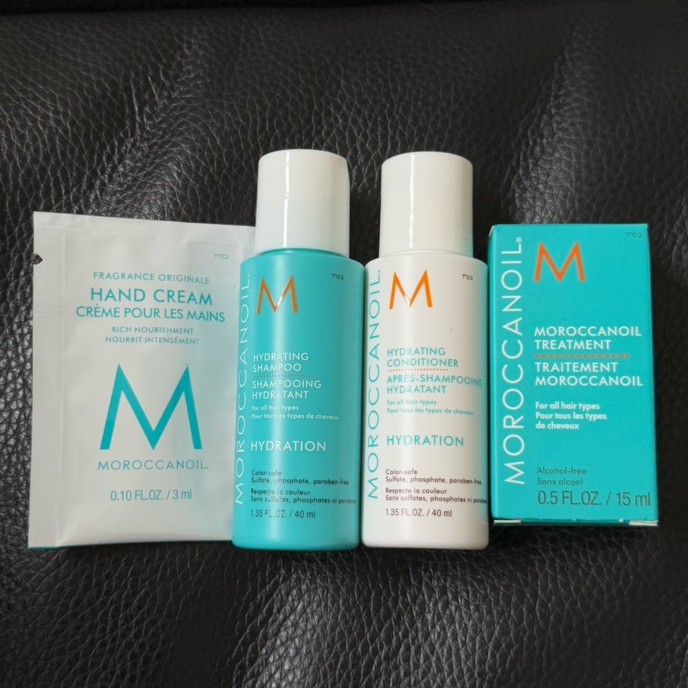 NIB Moroccanoil Haircare Set - (Hair Treatment, Shampoo Conditioner, Hand Cream) - Picture 2 of 9